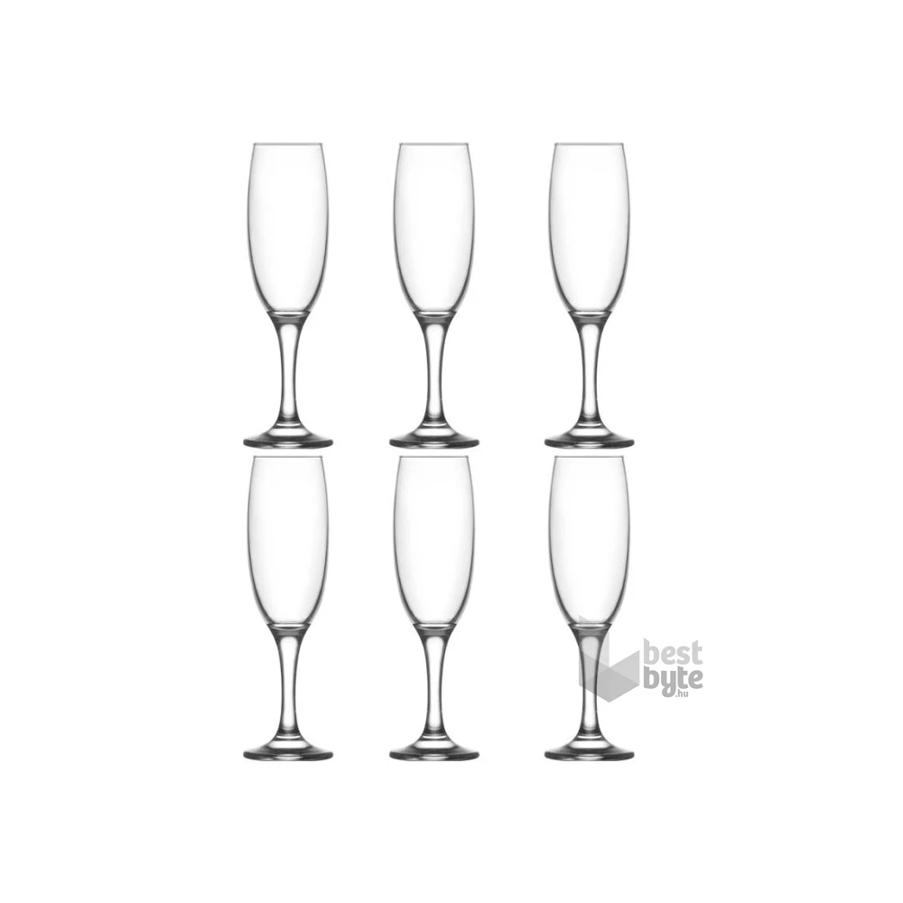 LAV Empire Champagne 220ml pezsgős pohár szett 6 darabos LV-EMP541F