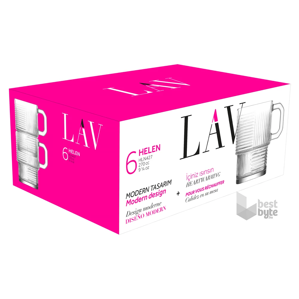 LAV Helen Mug 270ml  bögre szett 6 darabos LV-HLN427F