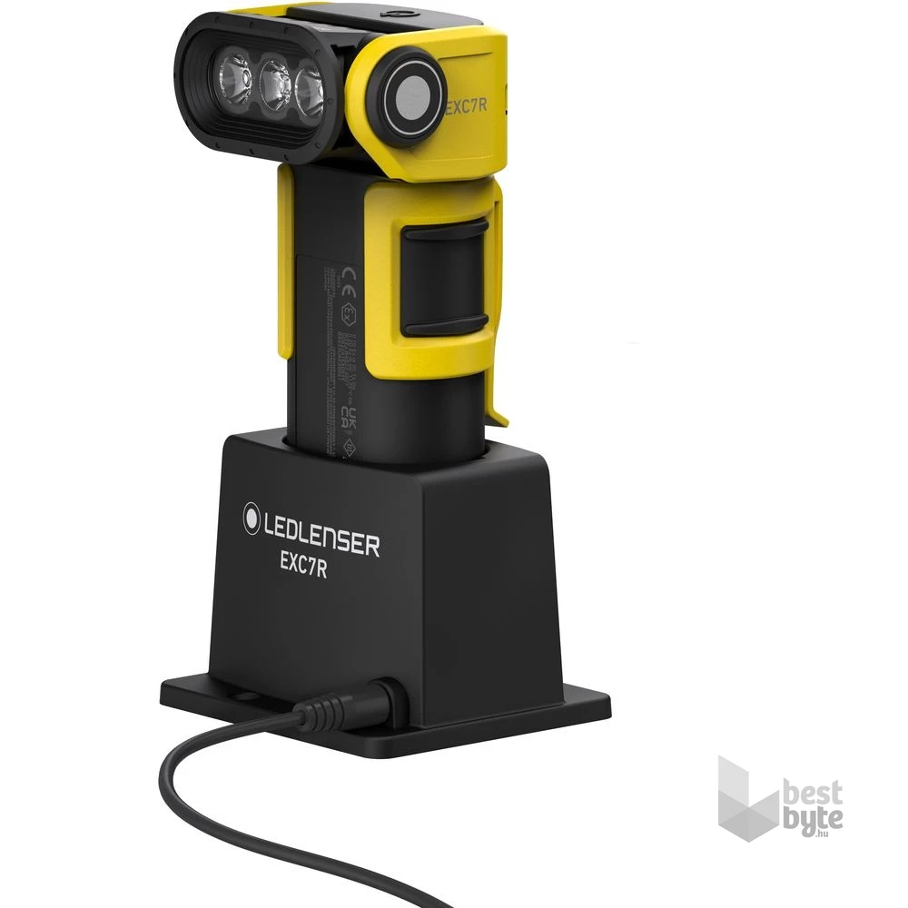 LEDLENSER EXC7R 400lm/240m, Li-ion, 0/21 zóna tölthető robbanásbiztos pipalámpa, töltőállomás