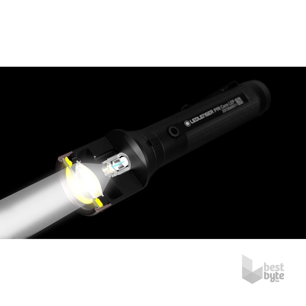 LEDLENSER P9R Core LEP tölthető lézer lámpa, fehér/piros fény, Li-ion, 1000lm/1300m
