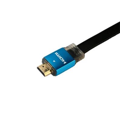 LED Sound LSHDMI1MV2 aranyozott 1.4 lapos 3D HDMI kábel ethernettel, 1,5 méter
