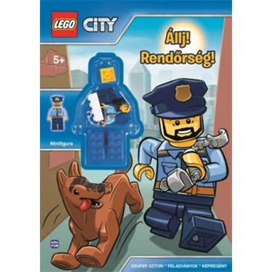 LEGO City - Állj! Rendőrség! - Szuper sztori - Feladványok - Képregény - Minifigura