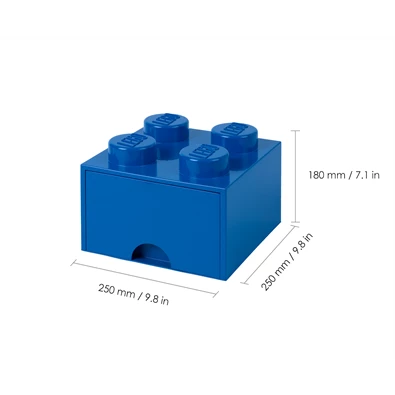 LEGO Fiókos tárolódoboz 2x2, kék