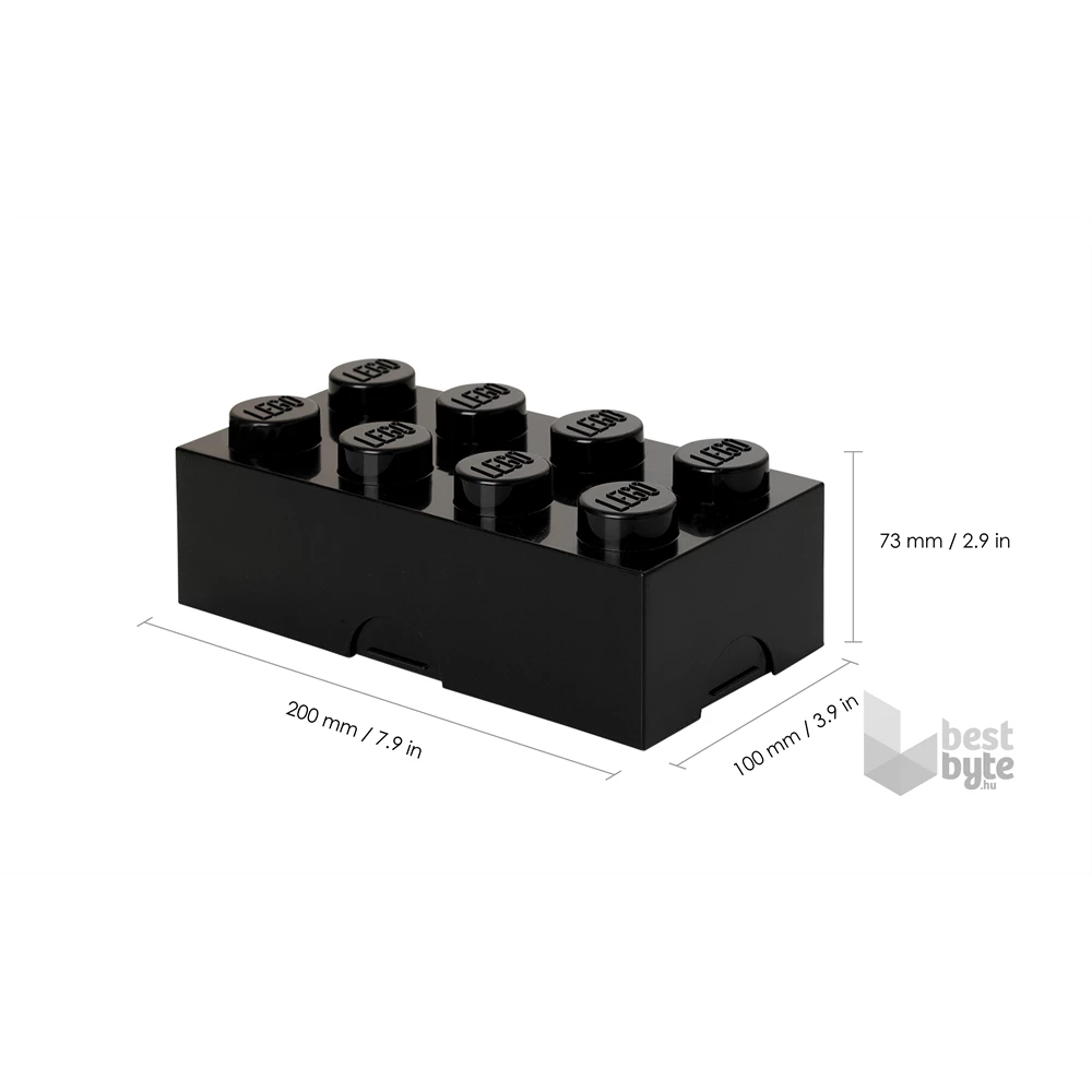 LEGO Klasszikus tárolódoboz, fekete