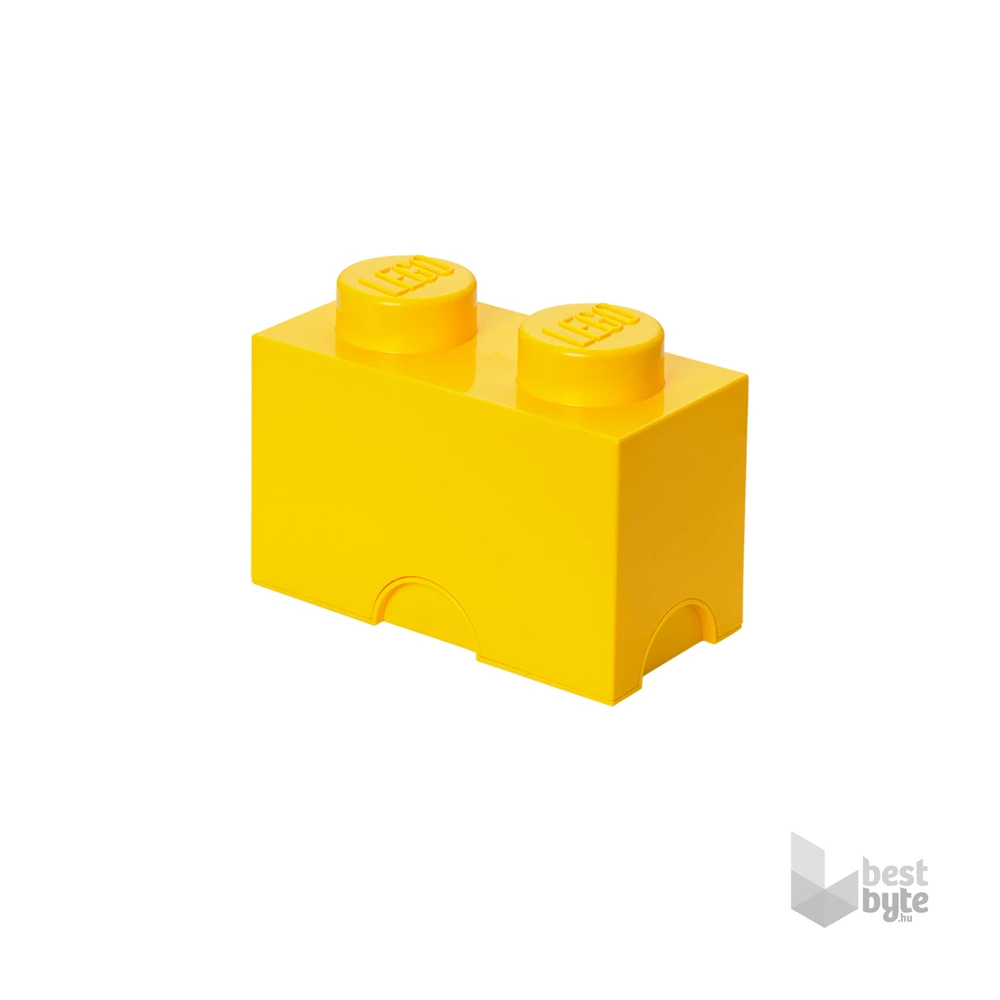 LEGO Tárolódoboz 2x1, sárga (2,6 literes)
