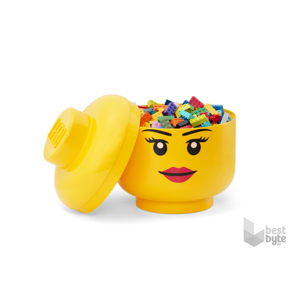 LEGO Lány tárolófej, nagy (8,5 literes)