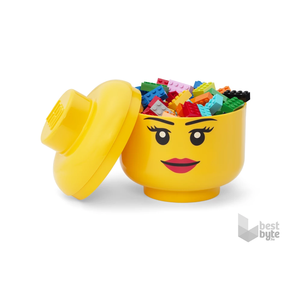 LEGO Lány tárolófej, kicsi (2 literes)