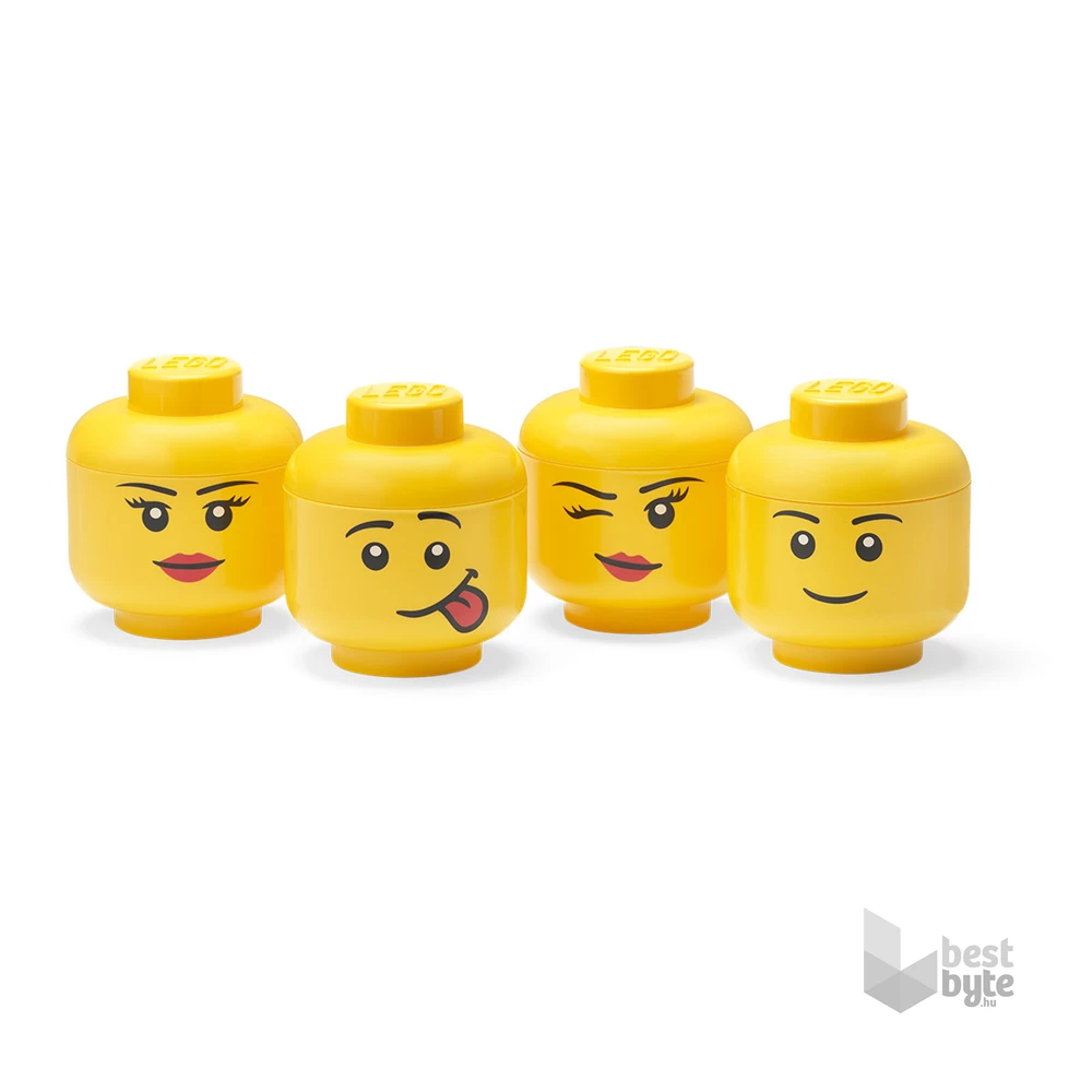 LEGO Tároló fej szett, mini, 4 db-os