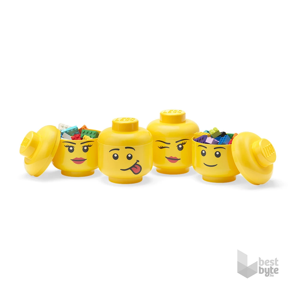 LEGO Tároló fej szett, mini, 4 db-os