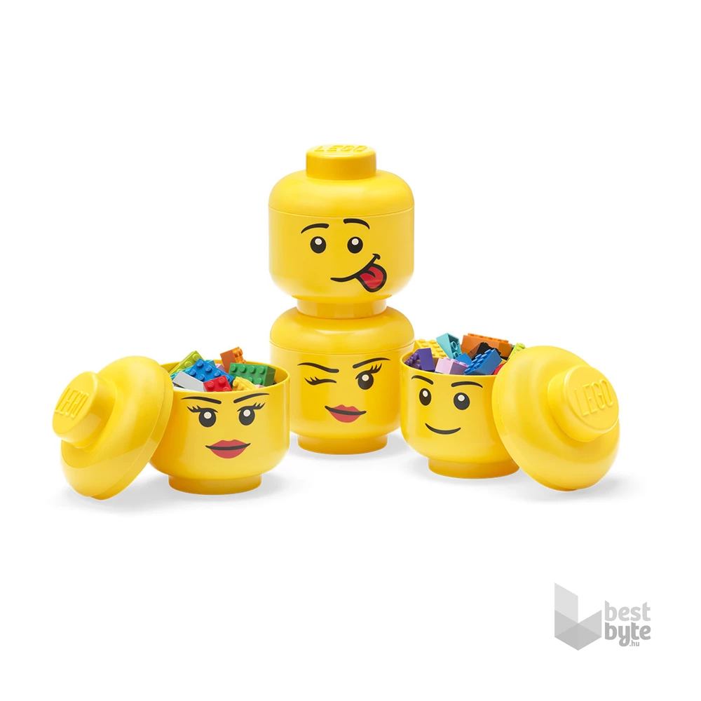 LEGO Tároló fej szett, mini, 4 db-os