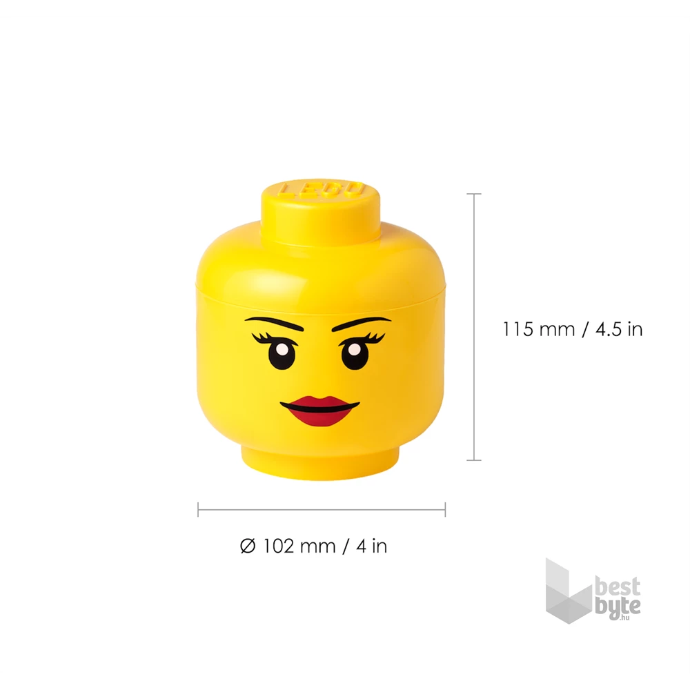 LEGO Tároló fej szett, mini, 4 db-os