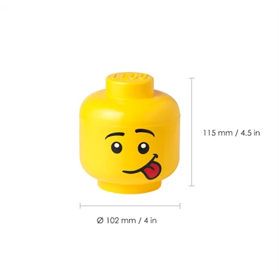 LEGO Tároló fej szett, mini, 4 db-os