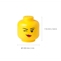 LEGO Tároló fej szett, mini, 4 db-os