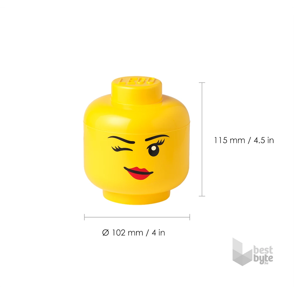 LEGO Tároló fej szett, mini, 4 db-os