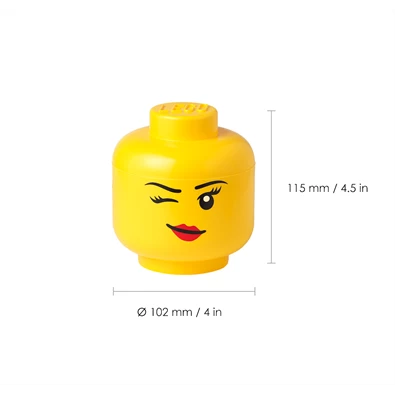 LEGO Tároló fej szett, mini, 4 db-os