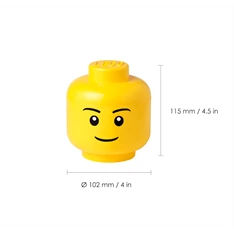 LEGO Tároló fej szett, mini, 4 db-os