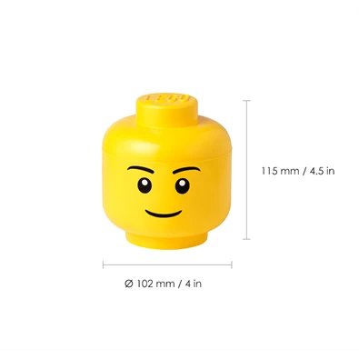 LEGO Tároló fej szett, mini, 4 db-os