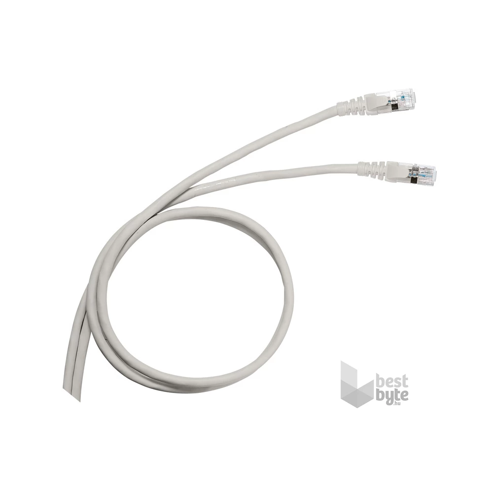Legrand Cat5e (F/UTP) szürke 3 méter LCS3 árnyékolt patch kábel
