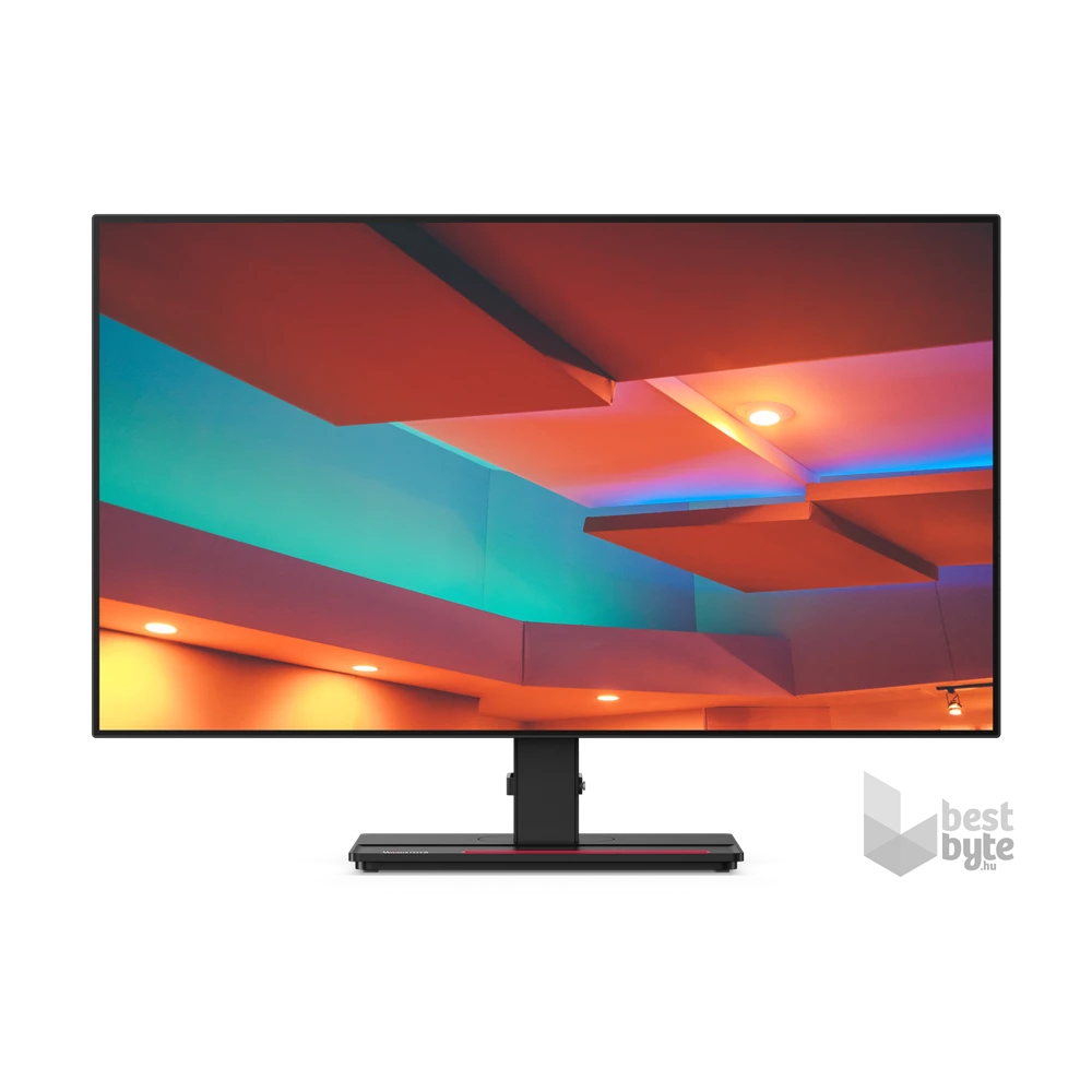 Lenovo 27" ThinkVision P27h-20 QHD IPS DP/HDMI fekete monitor