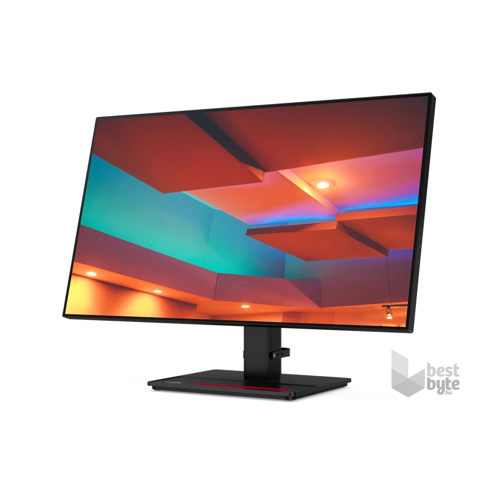 Lenovo 27" ThinkVision P27h-20 QHD IPS DP/HDMI fekete monitor