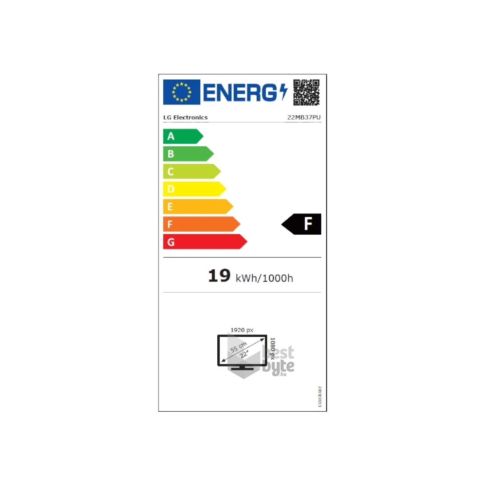 LG 21,5" 22MB37PU-B FHD IPS VGA/DVI/USB fekete LED monitor