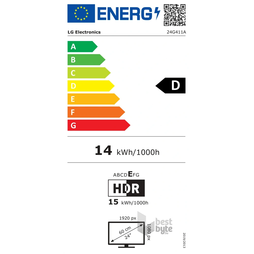 LG 24" 24G411A-B.AEU FHD IPS 144Hz HDMI/DP gamer monitor (Újszerű)