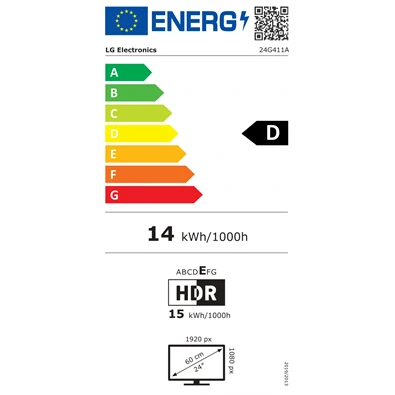 LG 24" 24G411A-B.AEU FHD IPS 144Hz HDMI/DP gamer monitor (Újszerű)