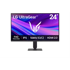 LG 24" 24G411A-B.AEU FHD IPS 144Hz HDMI/DP gamer monitor