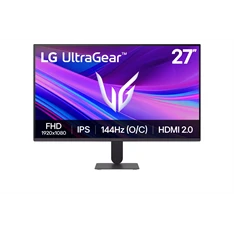 LG 27" 27G411A-B.AEU UltraGear FHD IPS 144Hz HDMI/DP gamer monitor