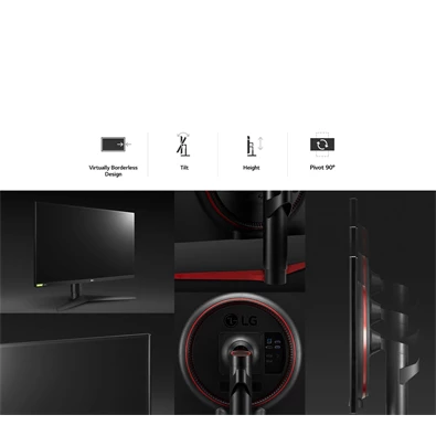 LG 27" 27GN750-B 240Hz HDMI Display LED gamer monitor
