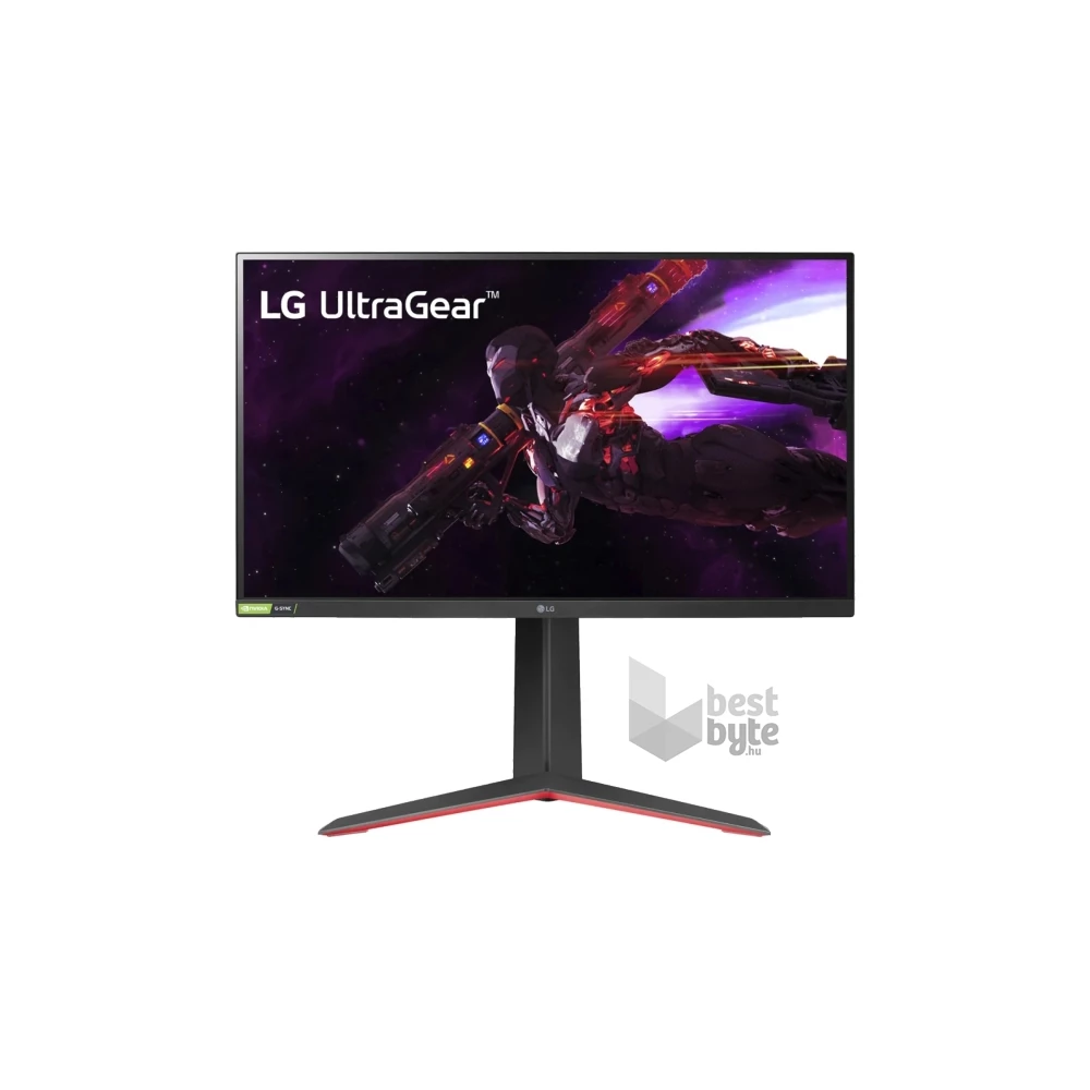 LG 27" 27GP850-B QHD Nano IPS 165Hz HDMI/DP/USB fekete gamer monitor