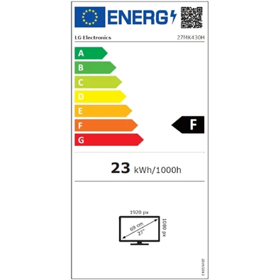 LG 27" 27MK430H-B LED IPS HDMI monitor