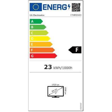 LG 27" 27MP89HM-S LED IPS HDMI monitor