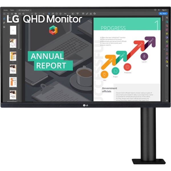 LG 27" 27QN880-B QHD IPS 75Hz HDR10 HDMI/DisplayPort monitor