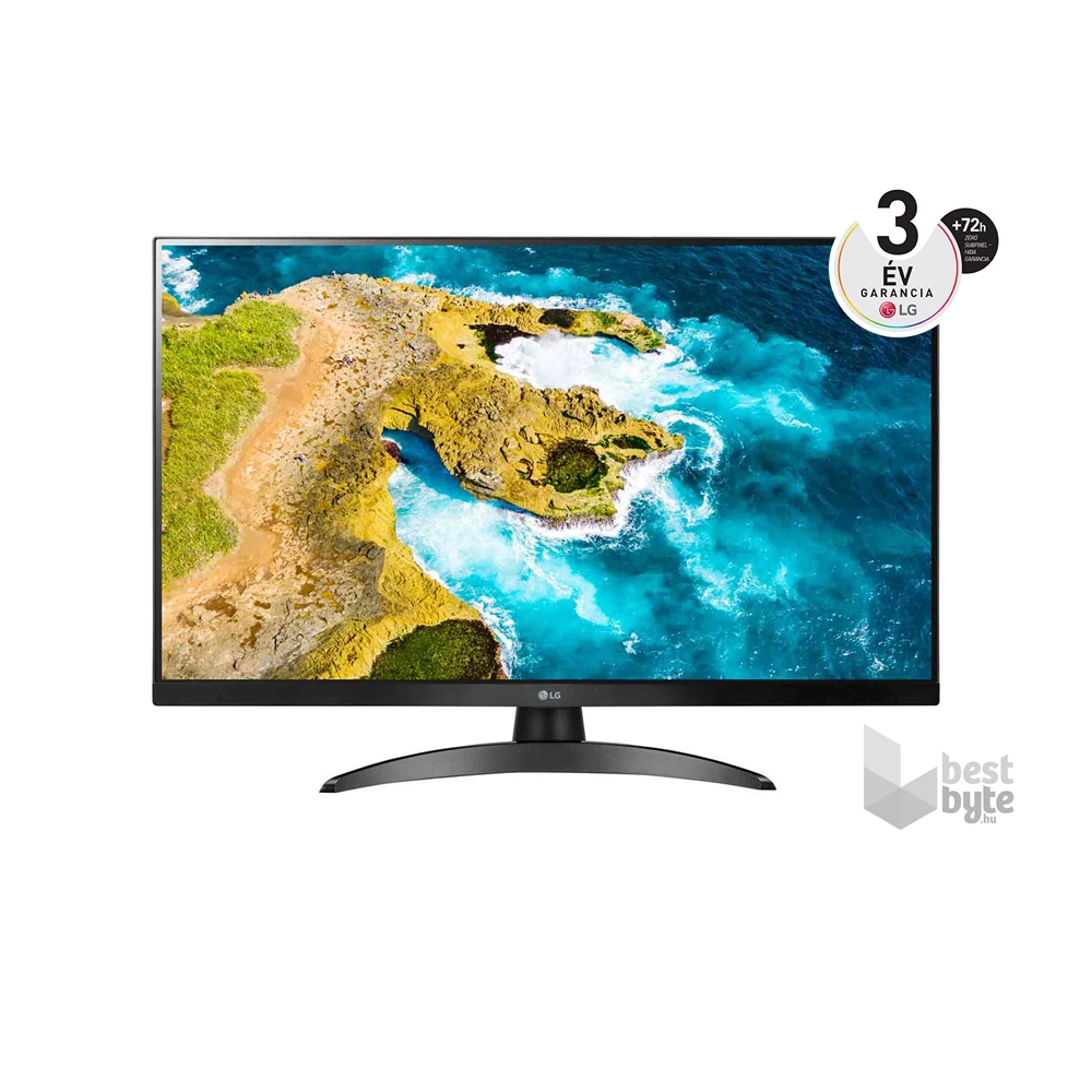 LG 27" 27TQ615S-PZ Full HD HDMI/USB/CI/WiFi/Bluetooth fekete smart monitor/TV