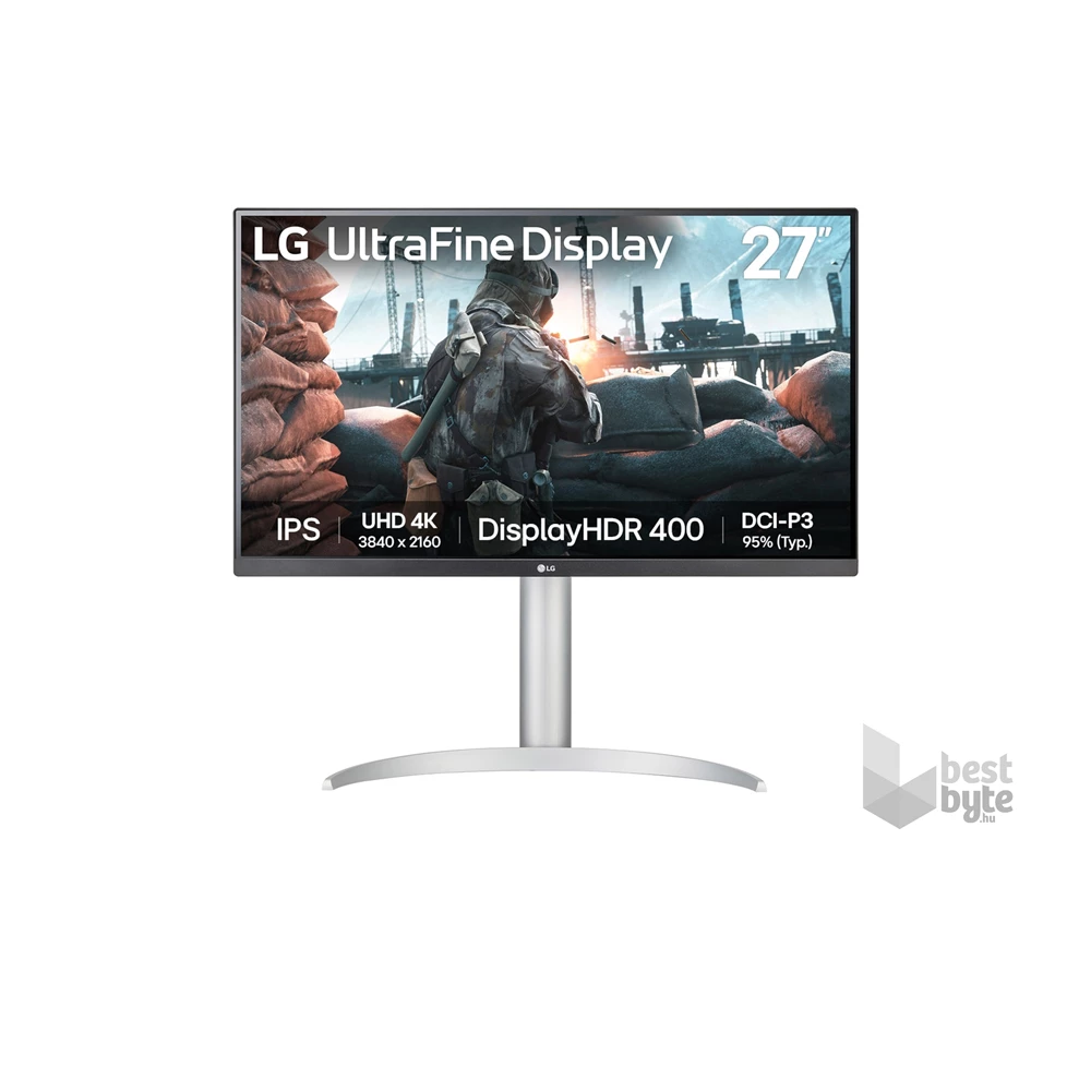 LG 27" 27UP650K-W.AEU 4K UHD IPS HDMI/DP monitor