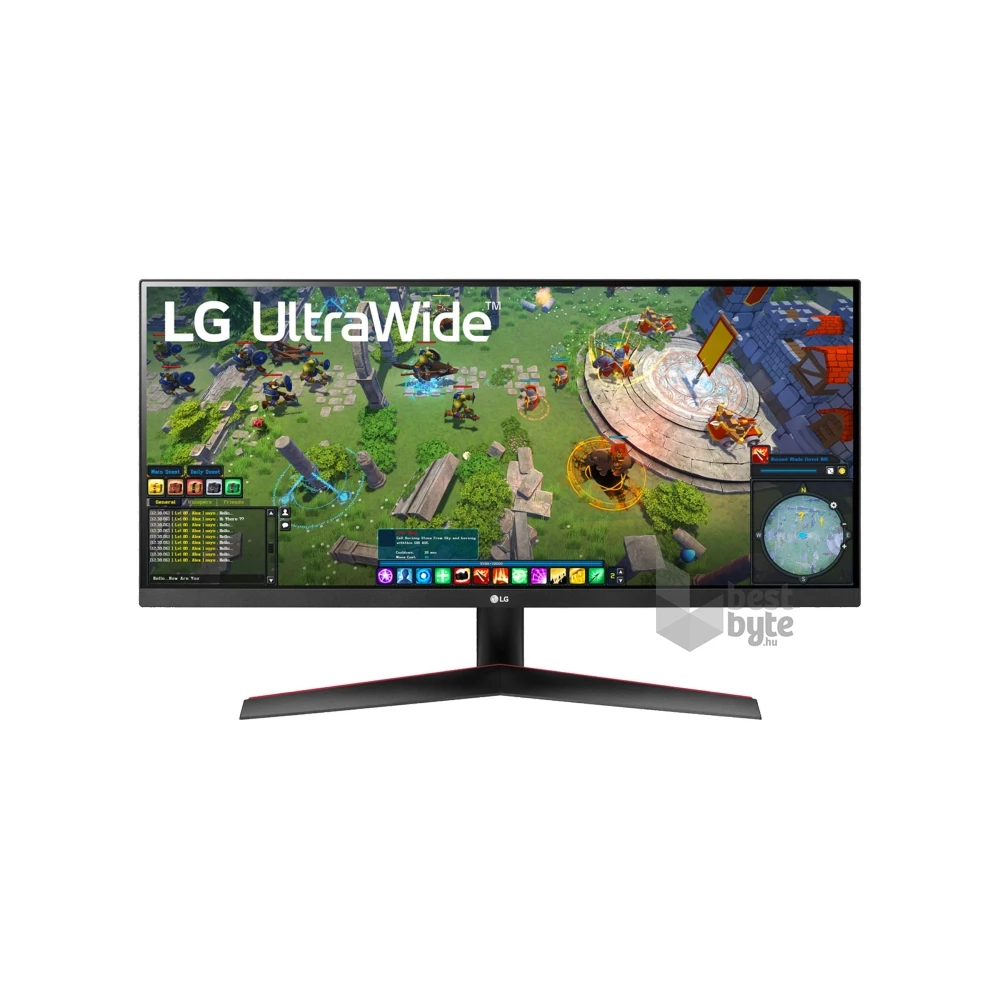 LG 29" 29WP60G-B UW-FHD IPS HDMI/DP fekete gamer monitor