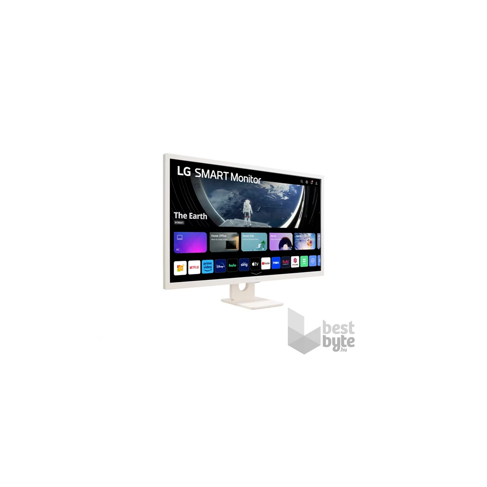 LG 31,5" 32SR50F-W FHD IPS HDMI/USB/Bluetooth/AirPlay smart monitor (Újszerű)