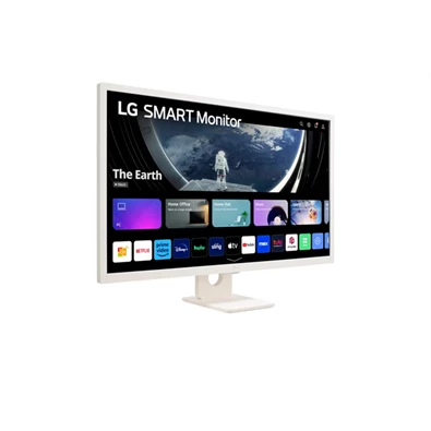 LG 31,5" 32SR50F-W FHD IPS HDMI/USB/Bluetooth/AirPlay smart monitor (Újszerű)