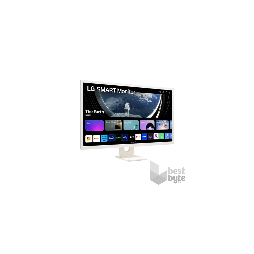 LG 31,5" 32SR50F-W FHD IPS HDMI/USB/Bluetooth/AirPlay smart monitor (Újszerű)