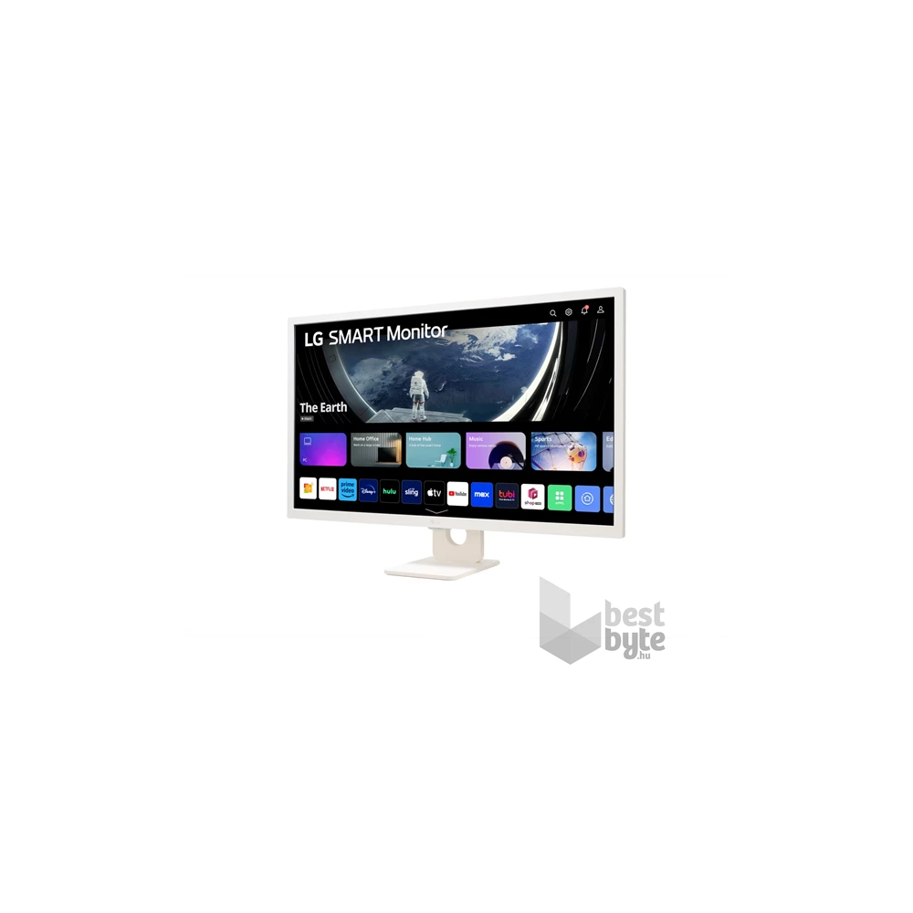 LG 31,5" 32SR50F-W FHD IPS HDMI/USB/Bluetooth/AirPlay smart monitor (Újszerű)