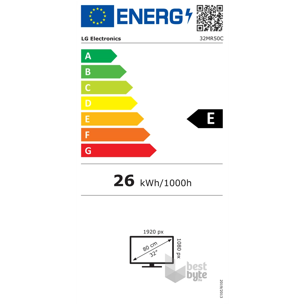 LG 31,5" 32MR50C-B FHD VA HDMI/VGA ívelt monitor