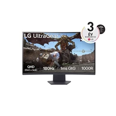 LG 32" 32GS60QC-B QHD VA 180Hz HDMI/DP ívelt gamer monitor