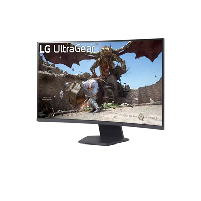 LG 32" 32GS60QC-B QHD VA 180Hz HDMI/DP ívelt gamer monitor