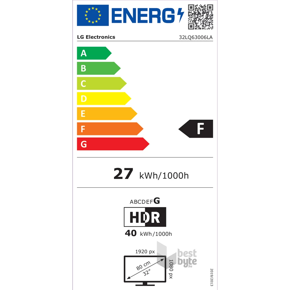 LG 32" 32LQ63006LA Full HD Smart LED TV