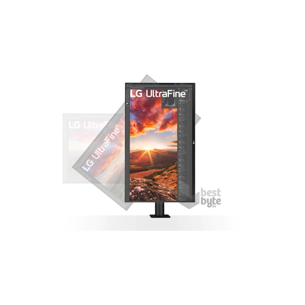 LG 32" 32UN880-B 4K UHD IPS DP/HDMI/USB fekete monitor