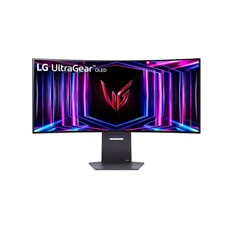 LG 34" 34GS95QE-B UltraGear UWQHD 240Hz HDMI/DP ívelt OLED gamer monitor