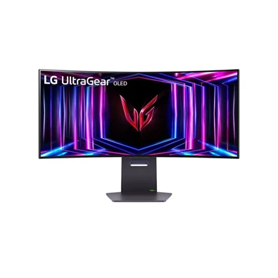 LG 34" 34GS95QE-B UltraGear UWQHD 240Hz HDMI/DP ívelt OLED gamer monitor