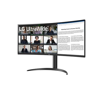 LG 34" 34WR55QK-B.AEU UWQHD VA 100Hz HDMI/DP/USB/USB-C ívelt monitor