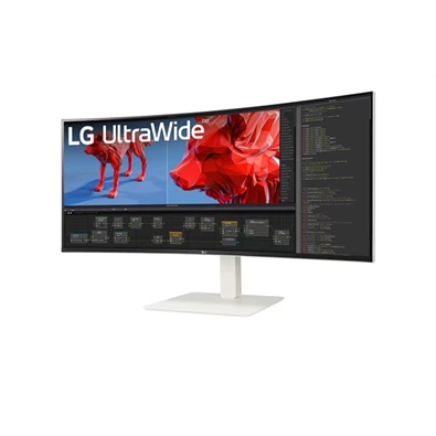 LG 37,5" 38WR85QC-W WQHD+ IPS 144Hz HDMI/DP/USB-C/USB/RJ45 ívelt monitor
